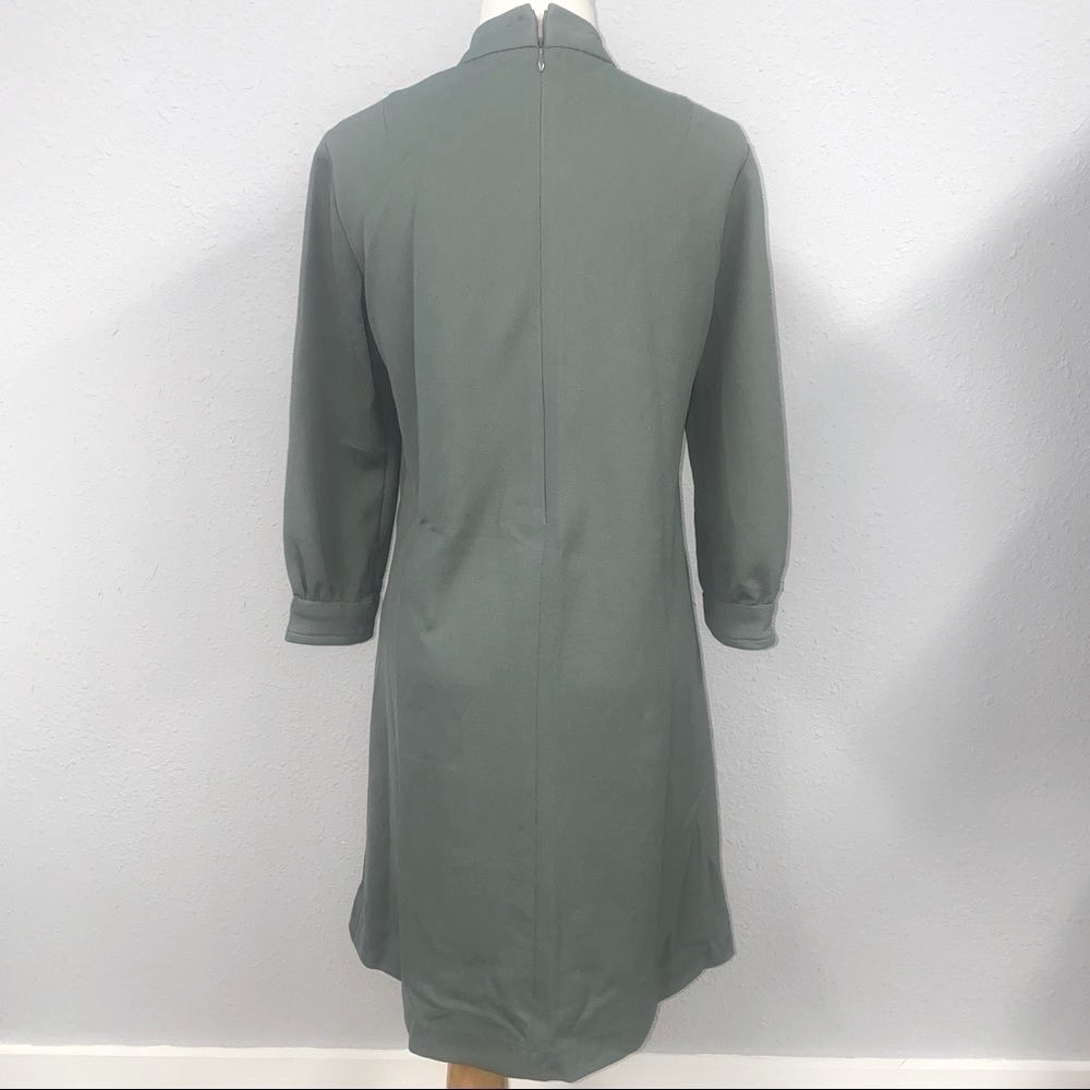 Women’s vtg gray retro dress - Picture 2 of 8